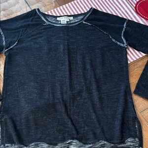 Max Studio women’s M Black Long Sleeve Shirt